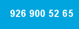 926 900 52 65 926 900 52 65
